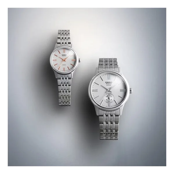 Casio Standart BMS-100D-7AVDF Çelik Kordon Beyaz Erkek Kol Saati - Görsel 5