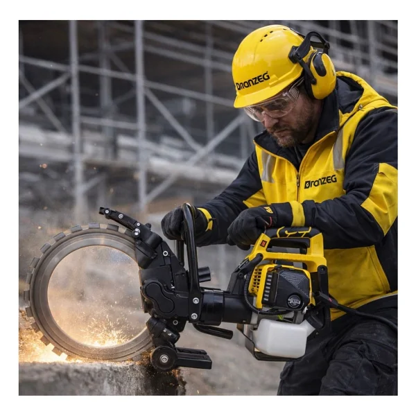 Branzeg Benzinli Duvar Beton Kesme Makinesi 80CC 9000RPM - Görsel 3