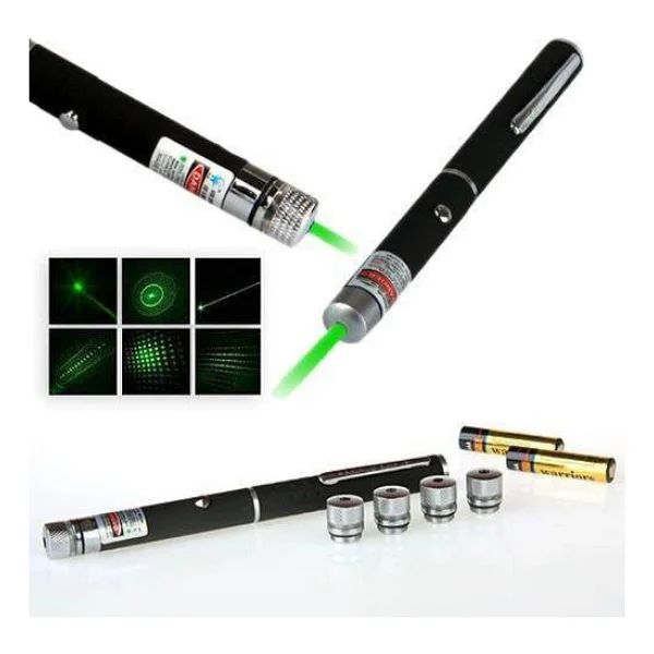 MegaSepet Yeşil Lazer Pointer 5000 Mw 15 Km Etkili (Tek Başlık 5 Model) - Renkli - Görsel 5