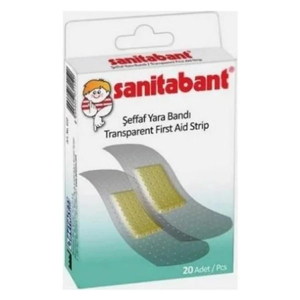 Sanitabant Şeffaf 20'li Yara Bandı - Görsel 2