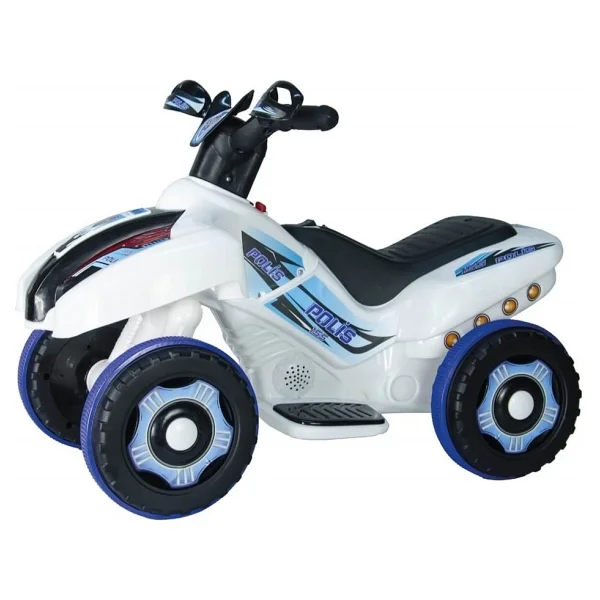 UJ Toys Ranger Beyaz Polis 6 V Akülü ATV - Görsel 2