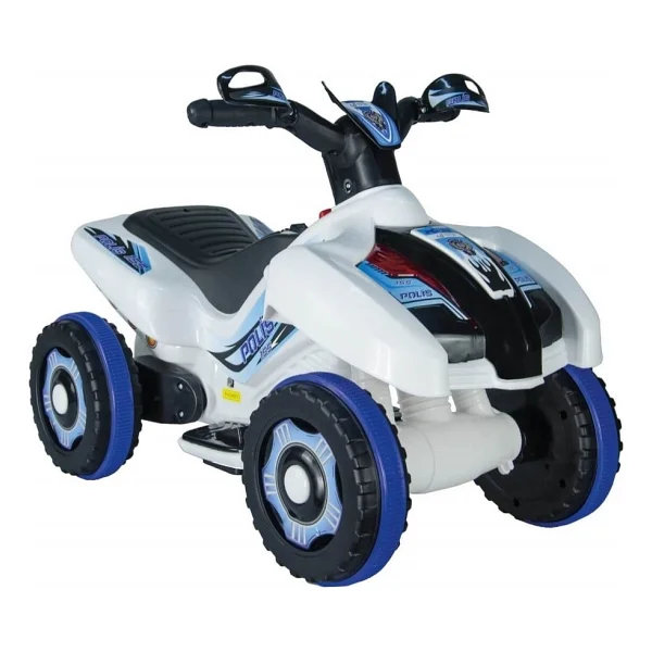 UJ Toys Ranger Beyaz Polis 6 V Akülü ATV - Görsel 5