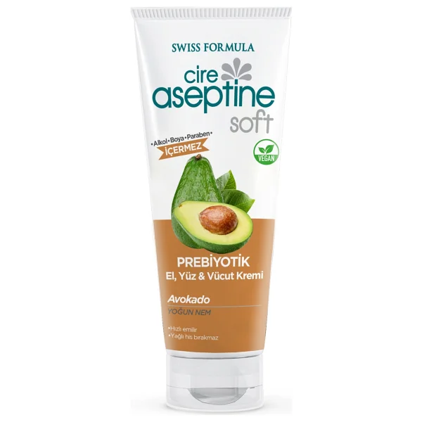 Cire Aseptine Soft Avokado Özlü Yoğun Nemlendirici Prebiyotikli Krem 75 ml - Görsel 5