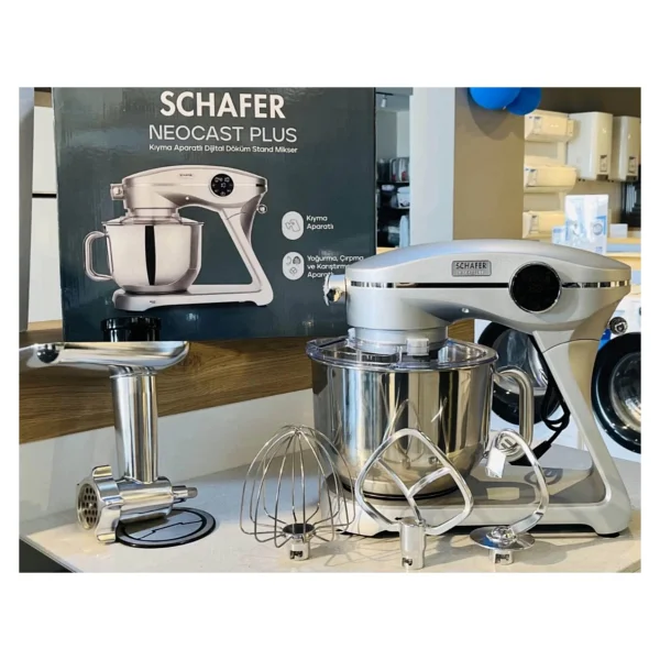 Schafer Neocast Plus 1800 W 6 lt Gümüş Stand Mikser - Görsel 2