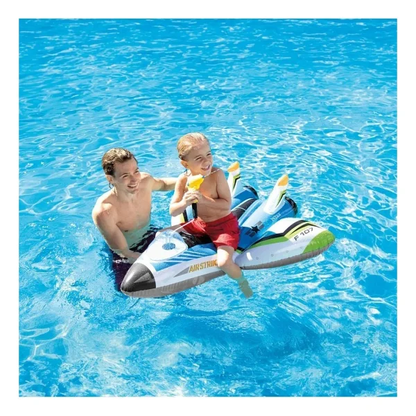Intex 57536 117x117 cm Mavi Su Tabancalı Uçak Binici - Görsel 10