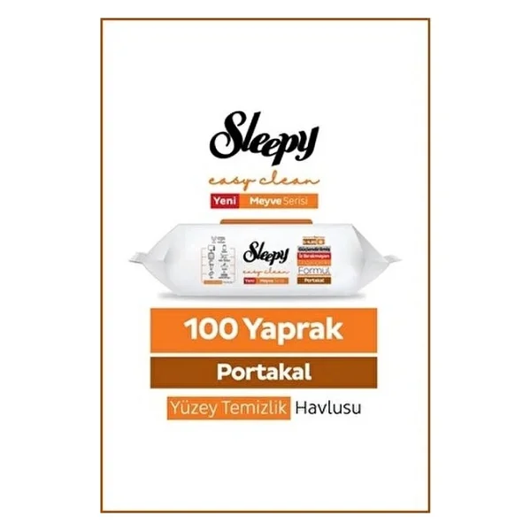 Sleepy Meyve Serisi Yüzey Temizlik Havlusu 100 Yaprak - Görsel 6