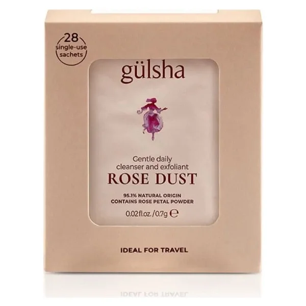 Gülsha Gül Tozu 28 Tekli Sachet Erkekler İçin Nazik Temizleyici ve Peeling Etkisi - Görsel 3