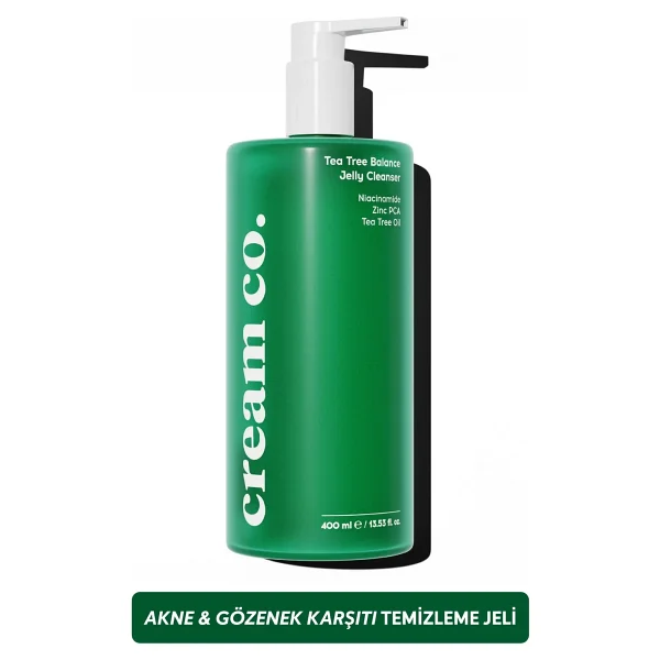 Cream Co. Tea Tree Balance Sivilce & Gözenek Karşıtı 400 ml Yüz Temizleme Jeli - Görsel 2