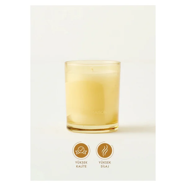 Bella Maison Amberwood Trail Soya Wax Kokulu Mum Sarı (120 gr) - Görsel 2