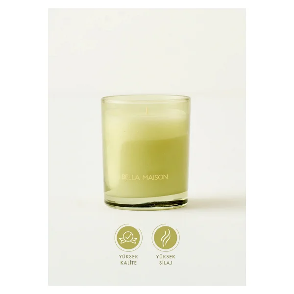 Bella Maison Golden Tropics Soya Wax Kokulu Mum Yeşil (120 gr) - Görsel 2