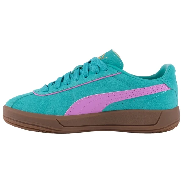 Puma Club Klassika Suede 400718-14 Yeşil-Pembe Kadın Spor Ayakkabı - Görsel 2