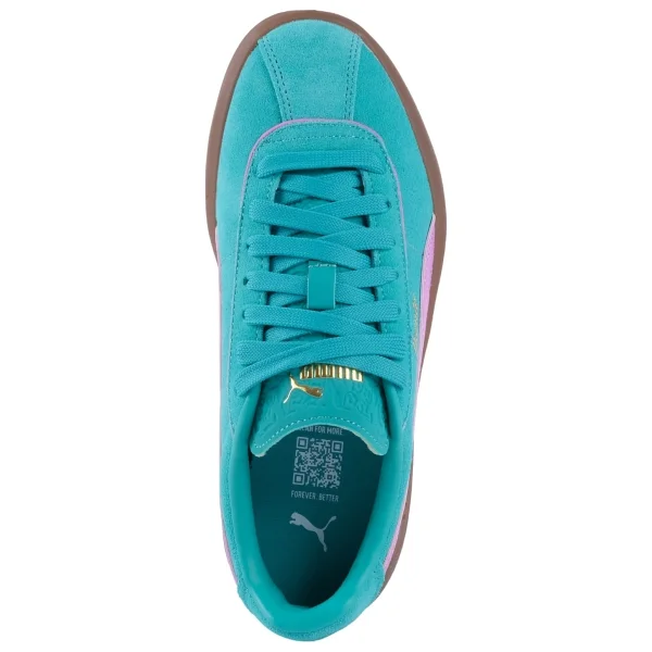 Puma Club Klassika Suede 400718-14 Yeşil-Pembe Kadın Spor Ayakkabı - Görsel 3