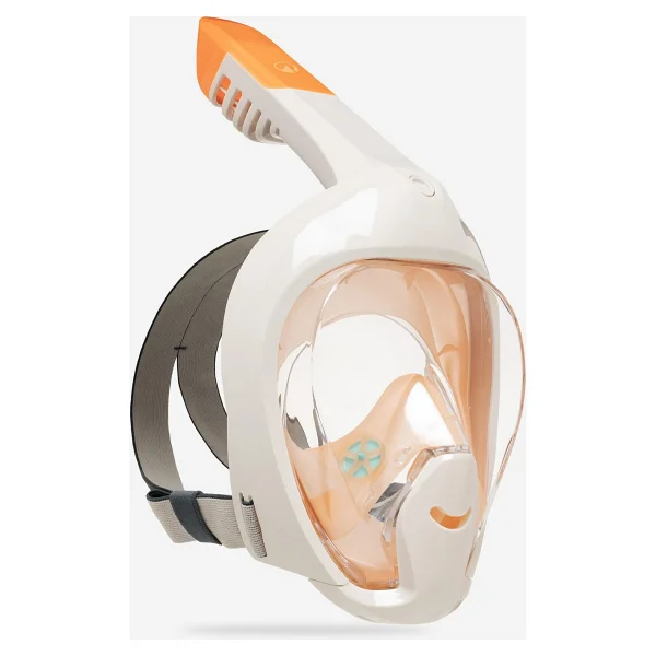 Decathlon Easybreath Xs Çocuk Su Altı Keşif Maskesi - 6/10 Yaş - Bej/turuncu - Görsel 8