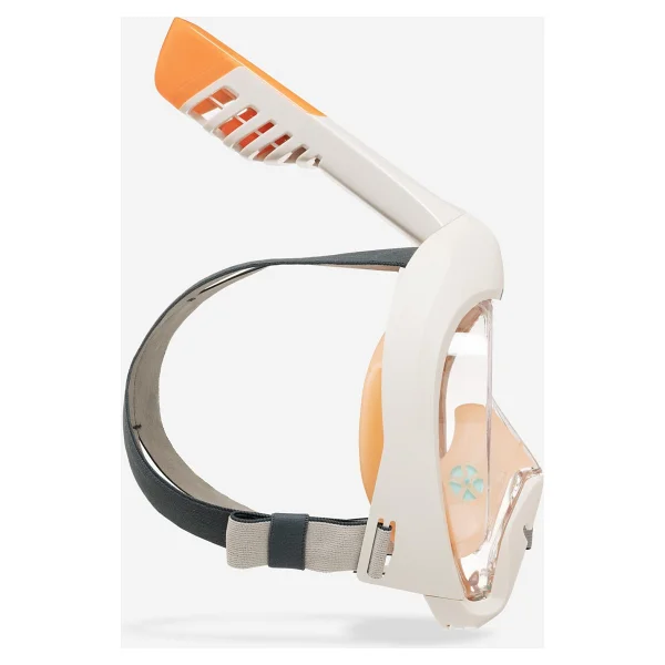 Decathlon Easybreath Xs Çocuk Su Altı Keşif Maskesi - 6/10 Yaş - Bej/turuncu - Görsel 4