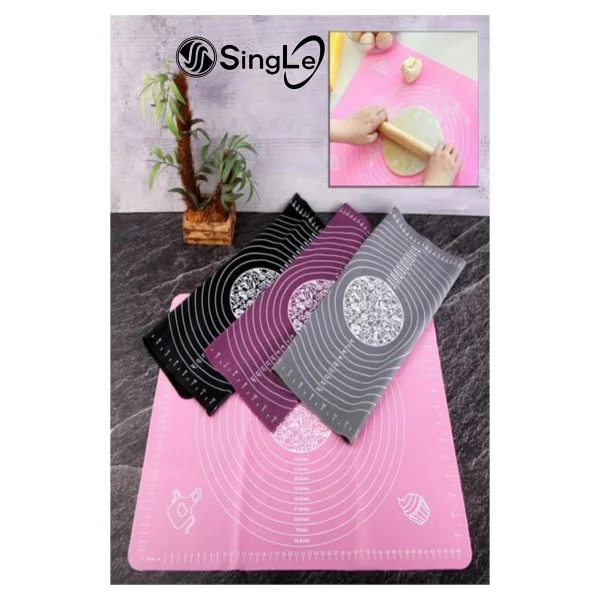 Single Slilon Hamur Açma Matı Mega Boy 45x65 Cm - Görsel 6