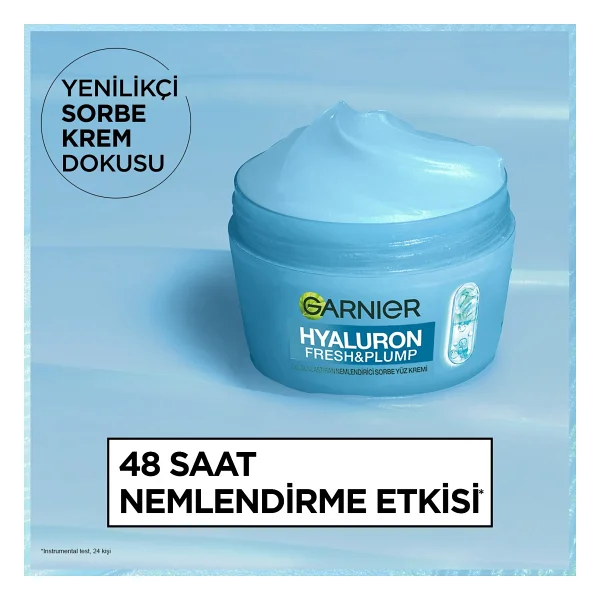 Garnier Hyaluron Fresh & Plump Sorbe 85 ml Nemlendirici Krem - Görsel 4