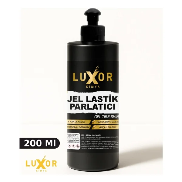 Luxor Kimya Jel Lastik Parlatıcı 200 ml - Görsel 2