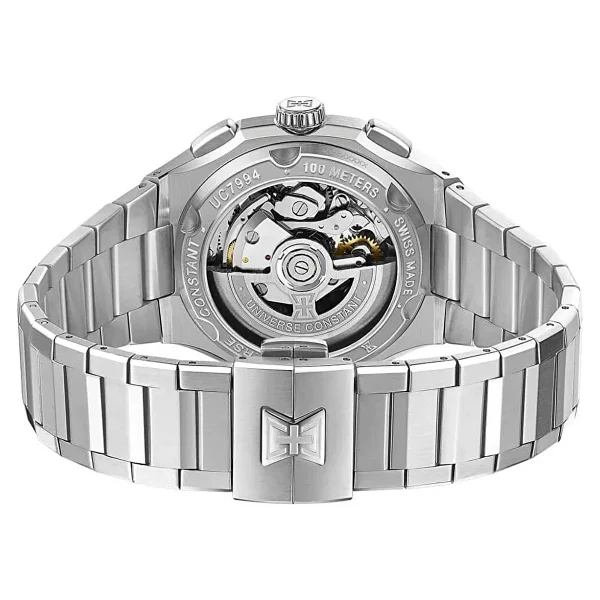 Universe Constant Nebulon Chrono UC7994 Gümüş-Lacivert Erkek Kol Saati - Görsel 4