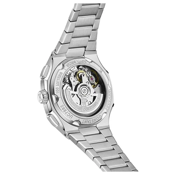Universe Constant Nebulon Chrono UC7992 Gümüş-Yeşil Erkek Kol Saati - Görsel 2