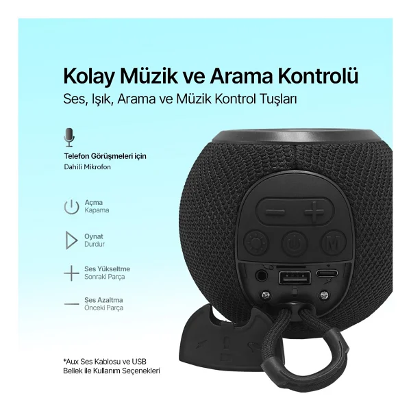Ttec Bomb 2BH15S Bluetooth Hoparlör - Görsel 3