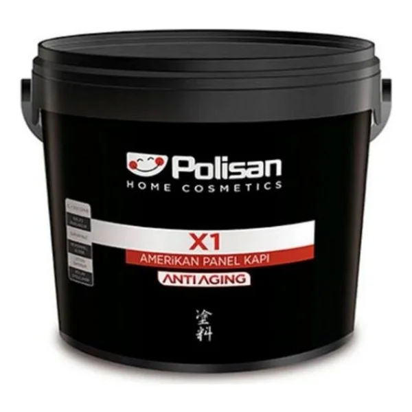 Polisan X1 Panelkapı Boyası Krem Renk 2,5 L Su Bazlı İpek Mat Görünümlü Yüksek Örtücülük - Görsel 2