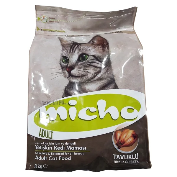 Micho Tavuklu 3 kg Yetişkin Kedi Maması - Görsel 4
