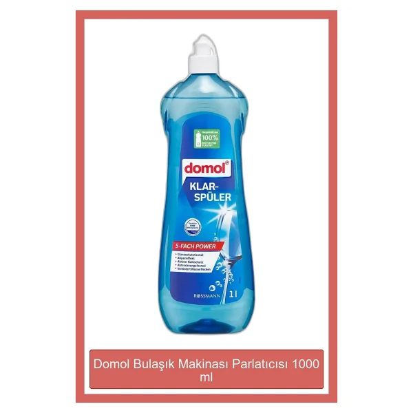 Domol 1000 ml Bulaşık Makinesi Parlatıcısı - Görsel 4