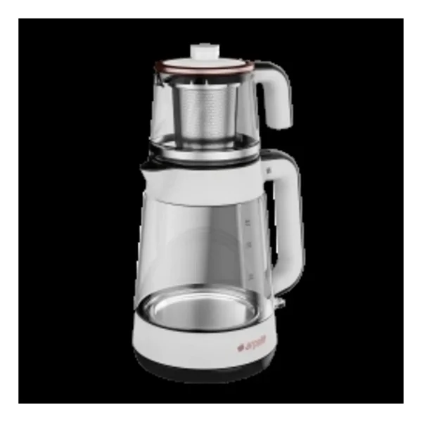 Arçelik cm 6964 B Beyaz Çay Makinesi 1.8 L Cam Malzeme ile Hızlı Demleme Özelliği - Görsel 10