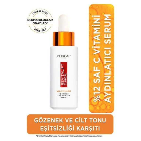 L'Oreal Paris Revitalift C Vitamini Gözenek Görünümü Karşıtı 180 ml Peeling Etkili Tonik - Görsel 9