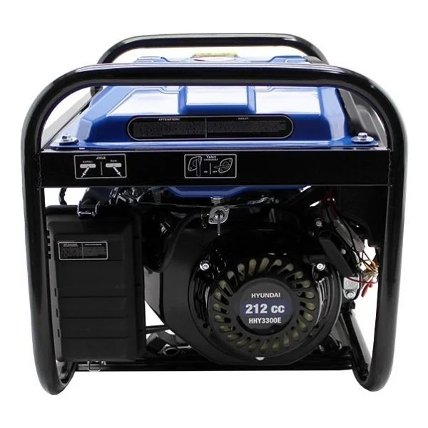 Hyundai HHY3300E 3.5 kVA İpli/Marşlı Benzinli Jeneratör - Görsel 5