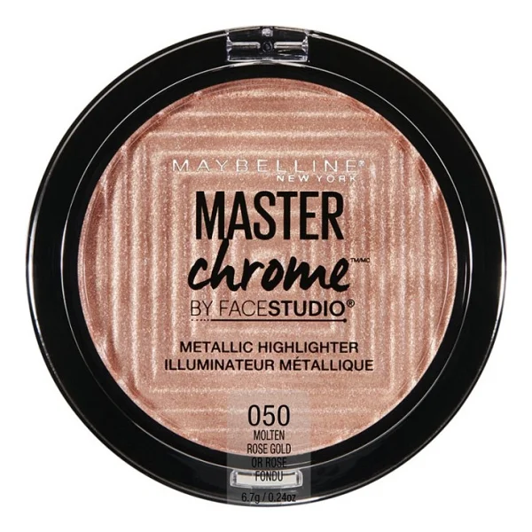 Maybelline New York Face Studio Master Chrome 050 Rose Gold Highlighter - Görsel 7