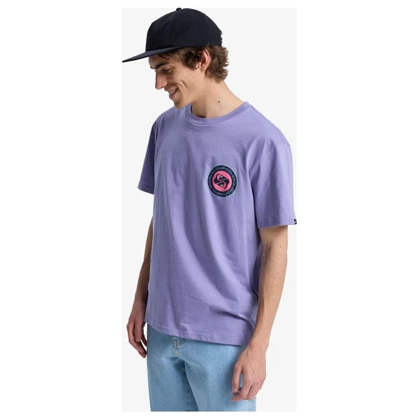 Quiksilver EV Duality EQYZT08290-PKS0 Mor Kısa Kollu Bisiklet Yaka Erkek Tişört - Görsel 2