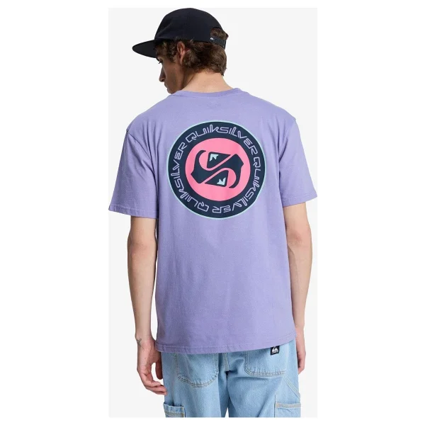 Quiksilver EV Duality EQYZT08290-PKS0 Mor Kısa Kollu Bisiklet Yaka Erkek Tişört - Görsel 4