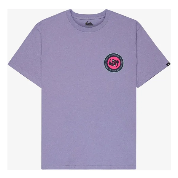 Quiksilver EV Duality EQYZT08290-PKS0 Mor Kısa Kollu Bisiklet Yaka Erkek Tişört - Görsel 5
