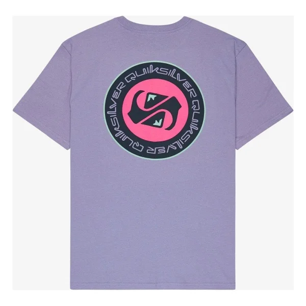 Quiksilver EV Duality EQYZT08290-PKS0 Mor Kısa Kollu Bisiklet Yaka Erkek Tişört - Görsel 6