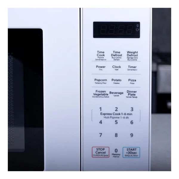Kumtel Smartwave Dijital Inverter Mikrodalga 19 lt 700 W Buz Çözme Fonksiyonu ile Beyaz - Görsel 5