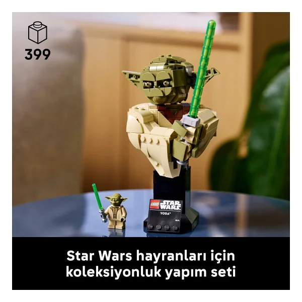 Lego 75438 Star Wars Klonların Saldırısı Yoda Büstü - Görsel 5