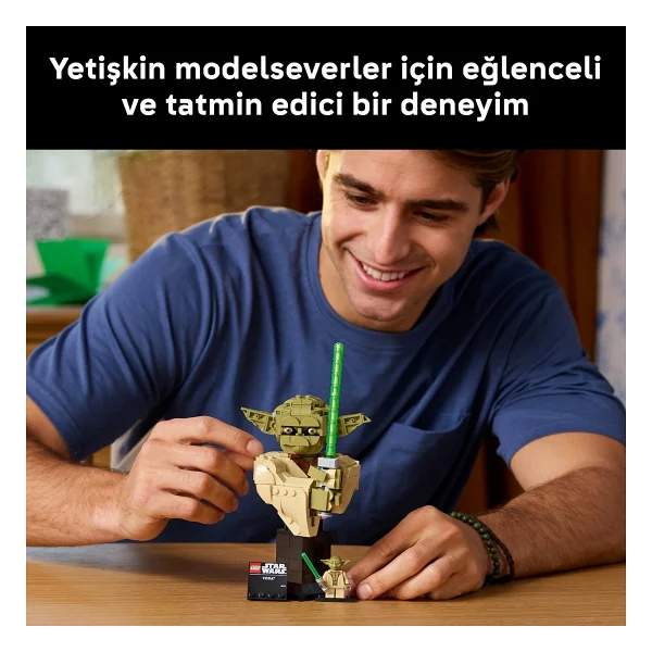 Lego 75438 Star Wars Klonların Saldırısı Yoda Büstü - Görsel 6