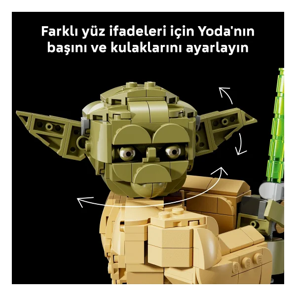 Lego 75438 Star Wars Klonların Saldırısı Yoda Büstü - Görsel 8