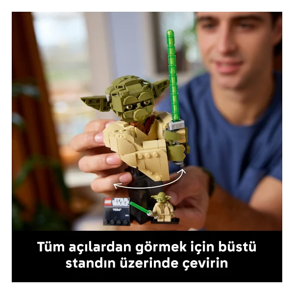 Lego 75438 Star Wars Klonların Saldırısı Yoda Büstü - Görsel 9