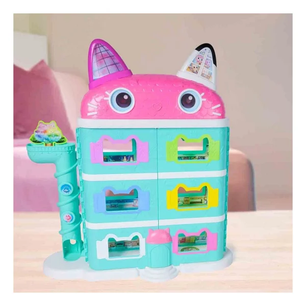 Gabby's Dollhouse: Film - Sinema için oyuncak bebek evi, 60 cm büyüklüğünde, Gabby figürü ve oyuncak bebek evi aksesuarı, 3 yaşından büyük çocuklar için, 1:12 - Görsel 7