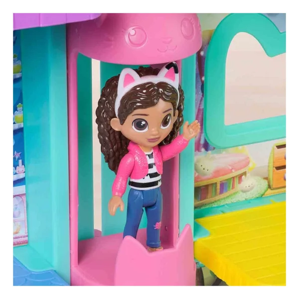 Gabby's Dollhouse: Film - Sinema için oyuncak bebek evi, 60 cm büyüklüğünde, Gabby figürü ve oyuncak bebek evi aksesuarı, 3 yaşından büyük çocuklar için, 1:12 - Görsel 9