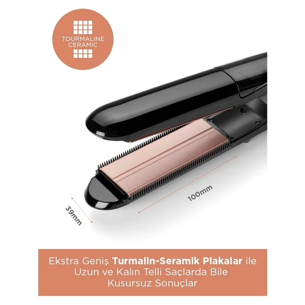 Babyliss ST493E Steam Smooth Buharlı Saç Düzleştirici - Görsel 3