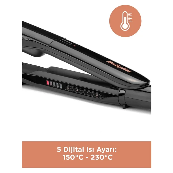 Babyliss ST493E Steam Smooth Buharlı Saç Düzleştirici - Görsel 6
