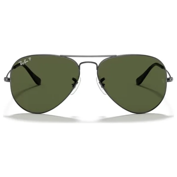Ray-Ban Aviator 3025 004/58 Gunmetal-Green Polarize Güneş Gözlüğü - Görsel 5