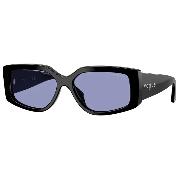 Vogue VO5642SU W44/76 Black-Dark Violet Kadın Güneş Gözlüğü - Görsel 3