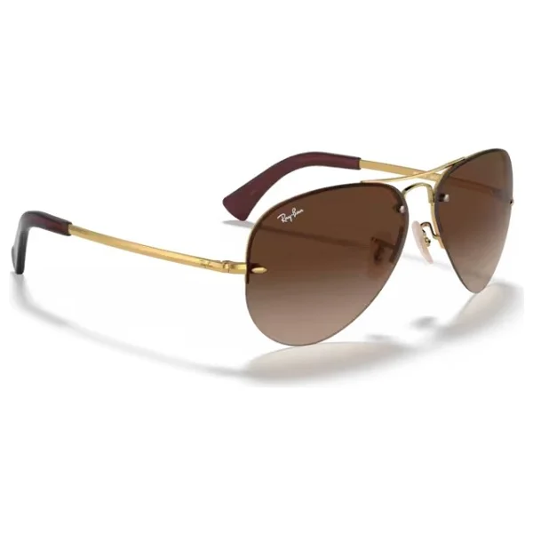 Ray-Ban 3449 001/13 Gold-Brown Erkek Güneş Gözlüğü - Görsel 6