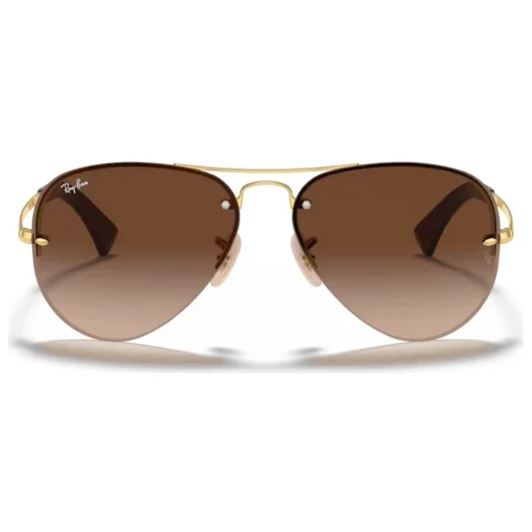 Ray-Ban 3449 001/13 Gold-Brown Erkek Güneş Gözlüğü - Görsel 7