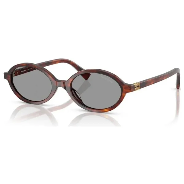 Miu Miu Regard 04ZS 21C40O Havana Mahogany-Grey Kadın Güneş Gözlüğü - Görsel 10