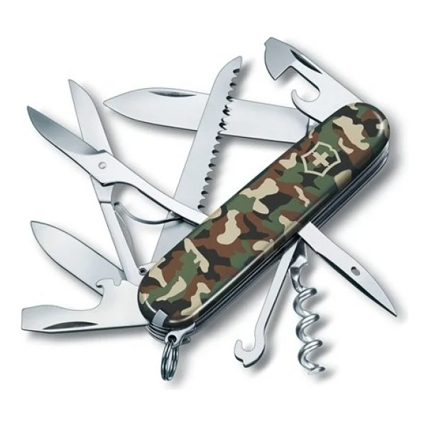 Victorinox Huntsman 1.3713.94 Yeşil Kamuflaj 15 Fonksiyonlu Çok Amaçlı Çakı - Görsel 6